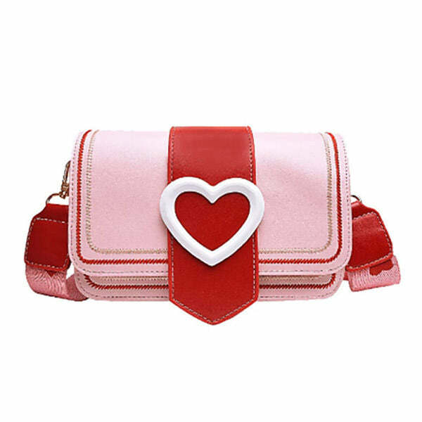 Love Letter Mini Handbag: Y2K Aesthetic Cute Accessory for Every Outfit