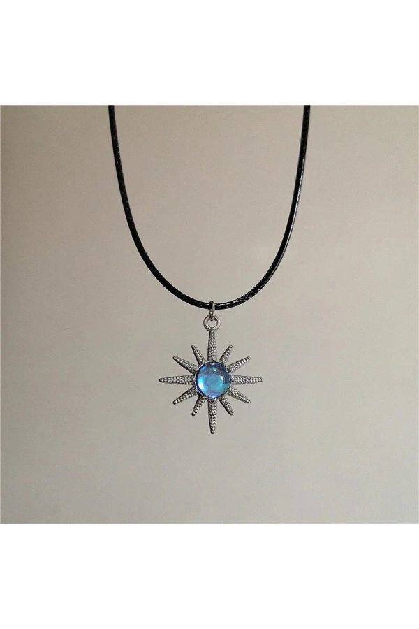 Lunar Glow Angel Heart Necklace - Y2K Aesthetic Jewelry for Trendy Styles