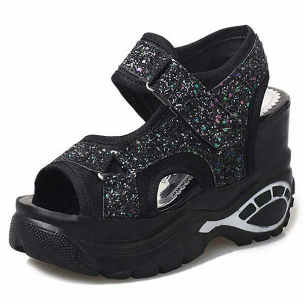 Made To Sparkle Platforms: Y2K Aesthetic Shoes for Trendy Outfits