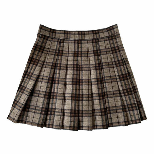 Meet Me On Campus Y2K Plaid Skirt - Cute Preppy Aesthetic Outfit