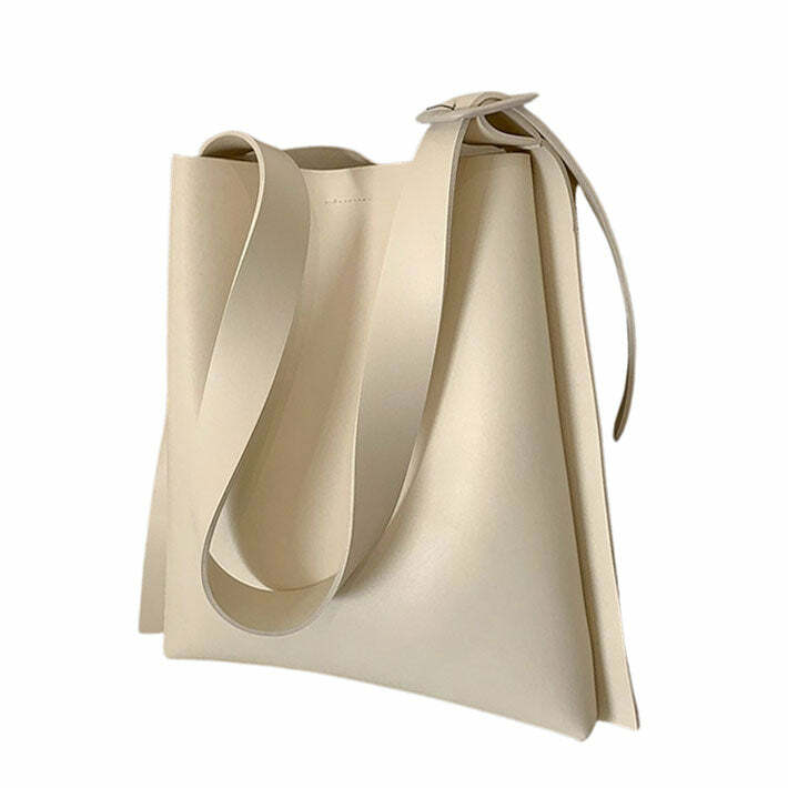 Minimalist Aesthetic Tote Handbag for Y2K and Coquette Style Lovers