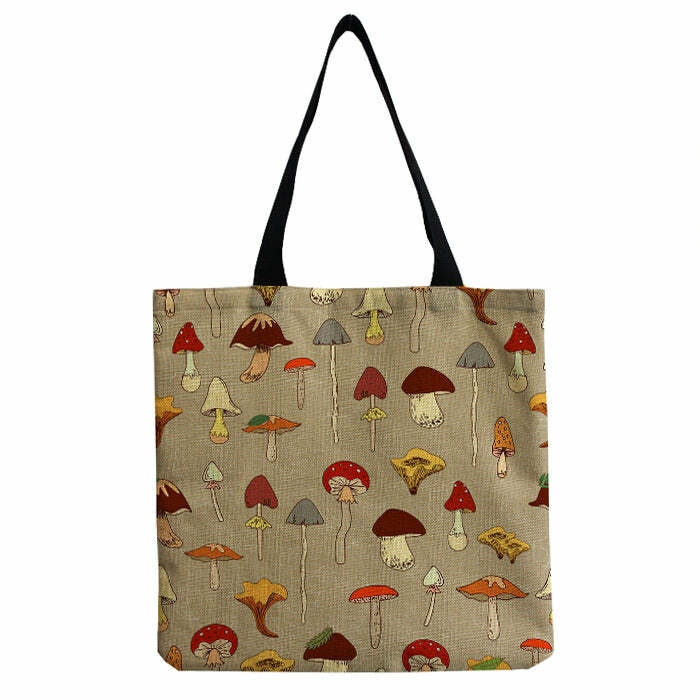 Mushrooms Shoulder Bag - Y2K Aesthetic Cute Bag for Coquette Style Outfits