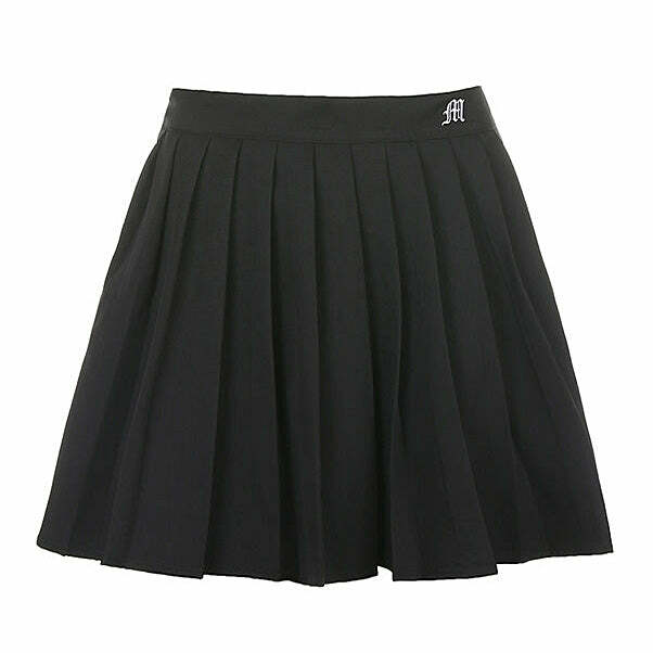 Naughty List Y2K Pleated Skirt for Coquette and Grunge Aesthetic Outfits