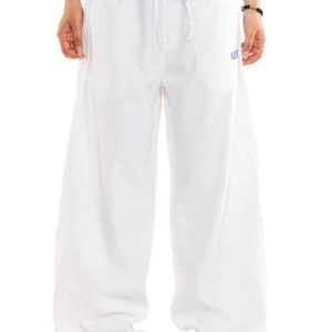 Navy Baggy Streetwear Pants for Y2K Aesthetic and Grunge Style Outfits