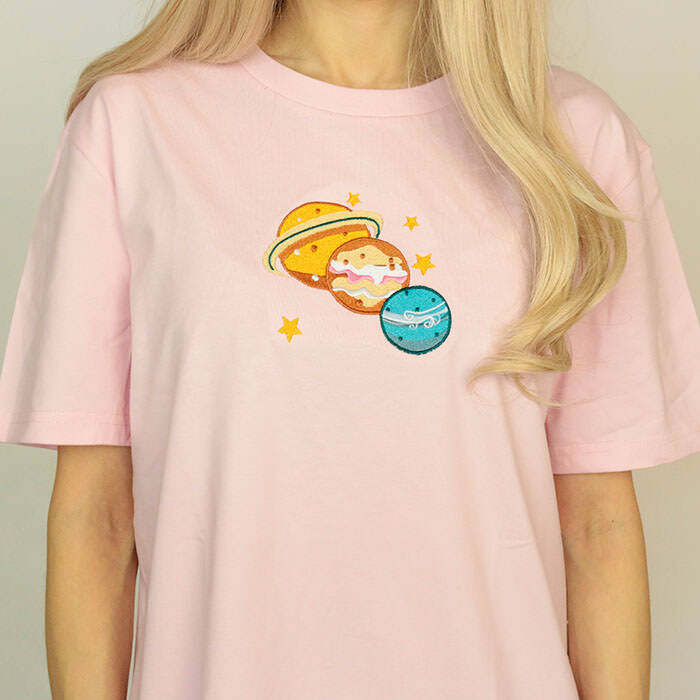 Neu Planet Baby Blue T-Shirt - Y2K Aesthetic Cute Top for Trendy Looks