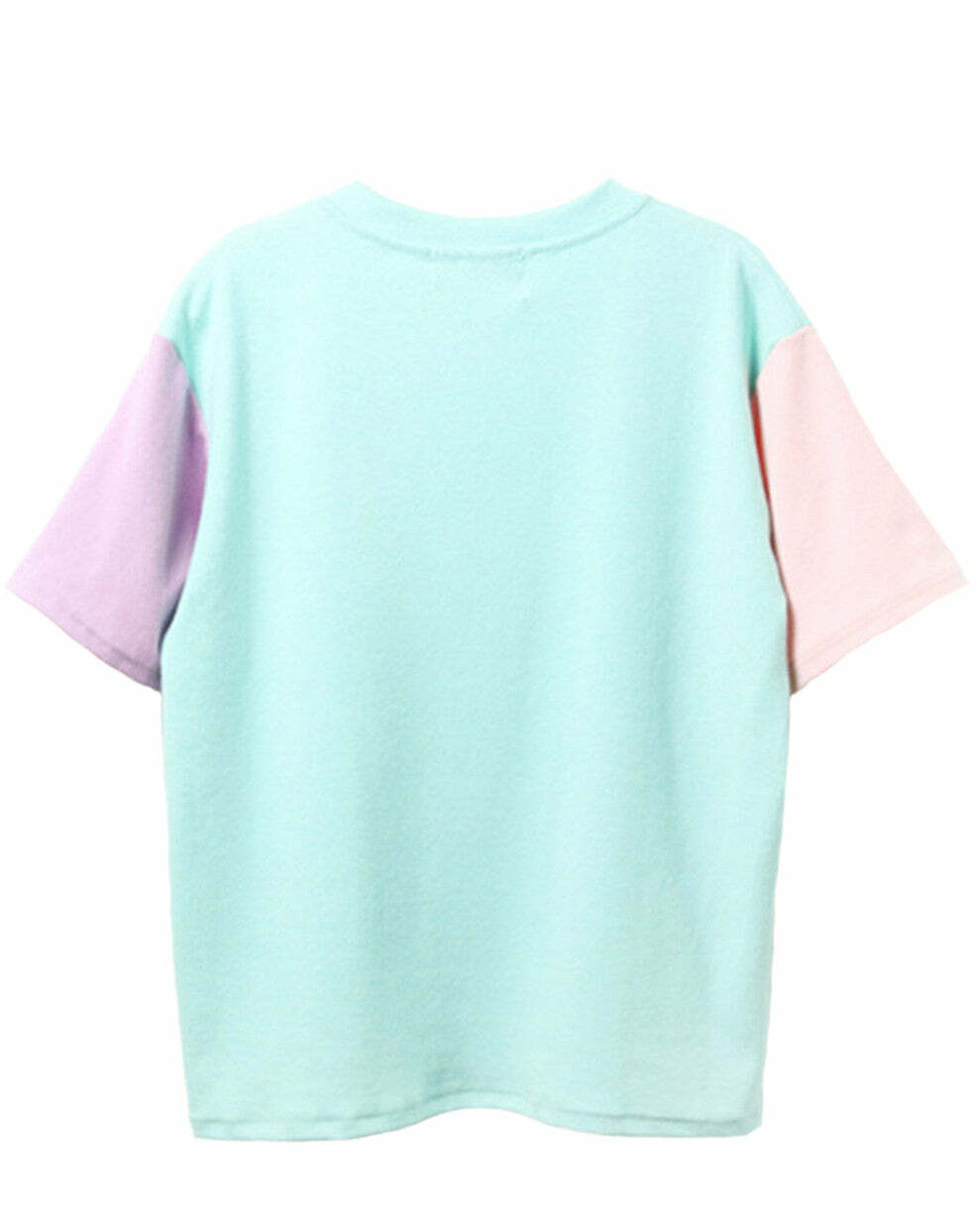 Pastel Combo T-Shirt - Y2K Aesthetic Cute Top for Trendy Outfits