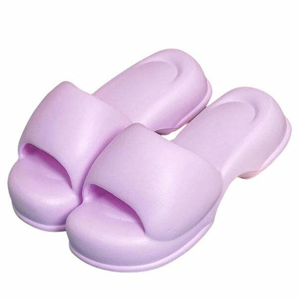 Pastel Foam Street Slippers for Y2K Aesthetic and Cozy Vibes