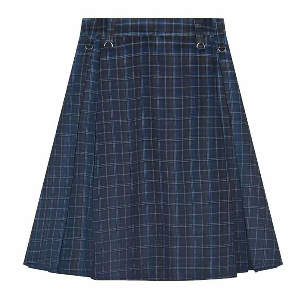 Preppy Aesthetic Checkered Kilt Skirt for Y2K and Grunge Outfits