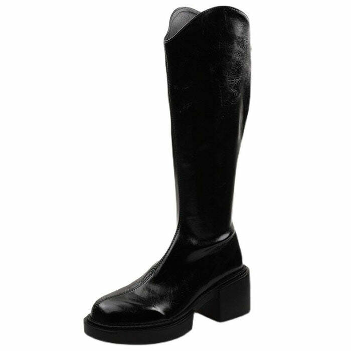 Remember Me Y2K High Boots for Coquette and Grunge Aesthetic Styles