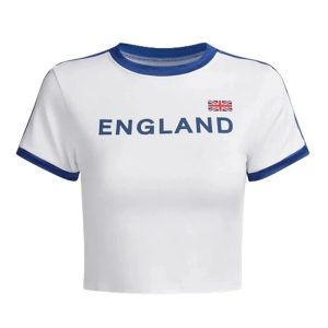 Retro England Ringer Top - Y2K Aesthetic Cute Top for Trendy Outfits