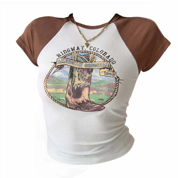 Ridgway Vintage T-Shirt: Y2K Aesthetic Tee for Retro Style Lovers