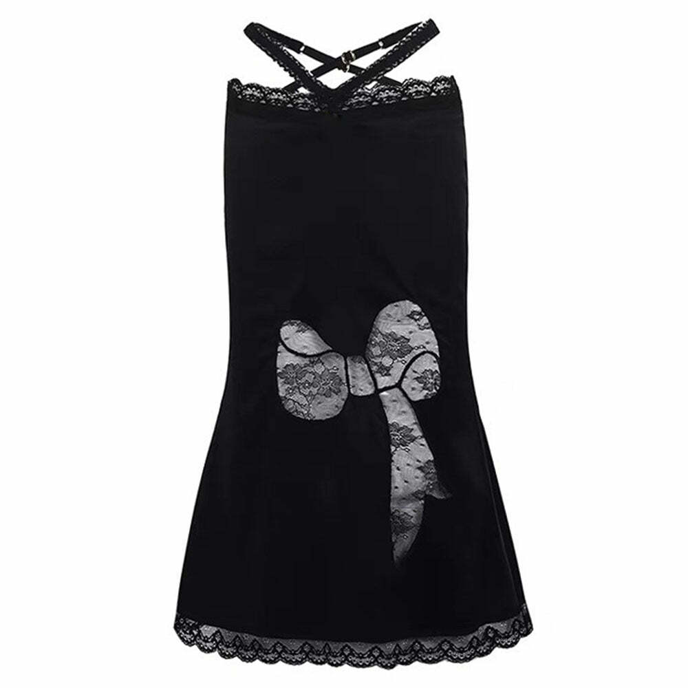 Satin Coquette Bow Lace Midi Skirt for Y2K Aesthetic Outfits