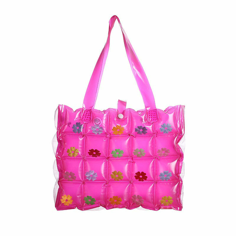 Seaside Vibes Y2K Inflatable Bubble Bag for Trendy Aesthetic Outfits