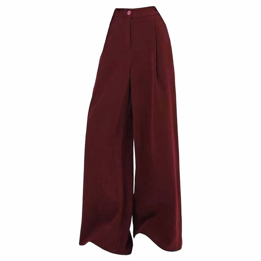 Secret Crush Y2K Wide Leg Cord Pants for Trendy Aesthetic Outfits