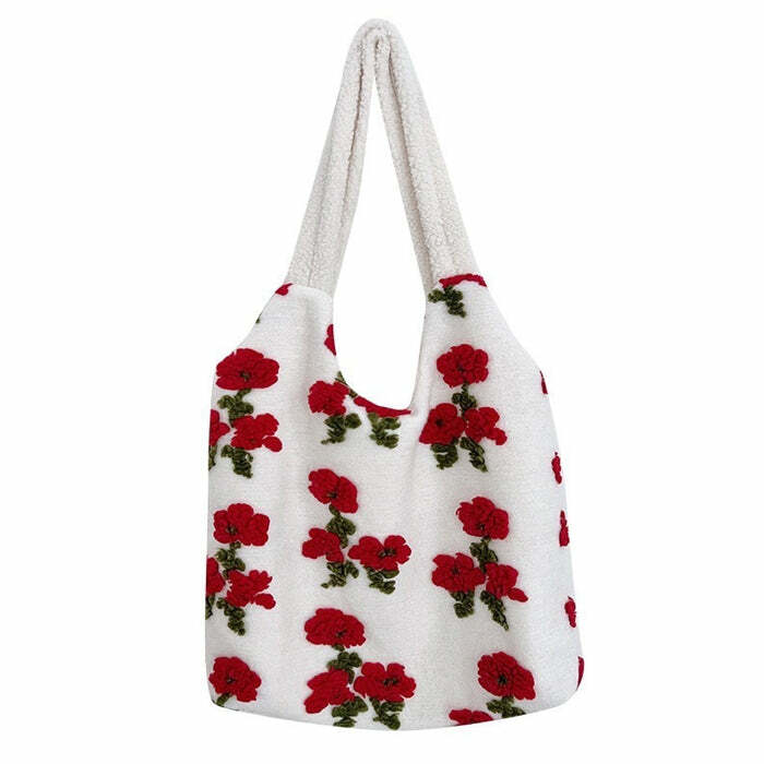 Secret Garden Tote Bag - Y2K Aesthetic Floral Design for Cute Outfits