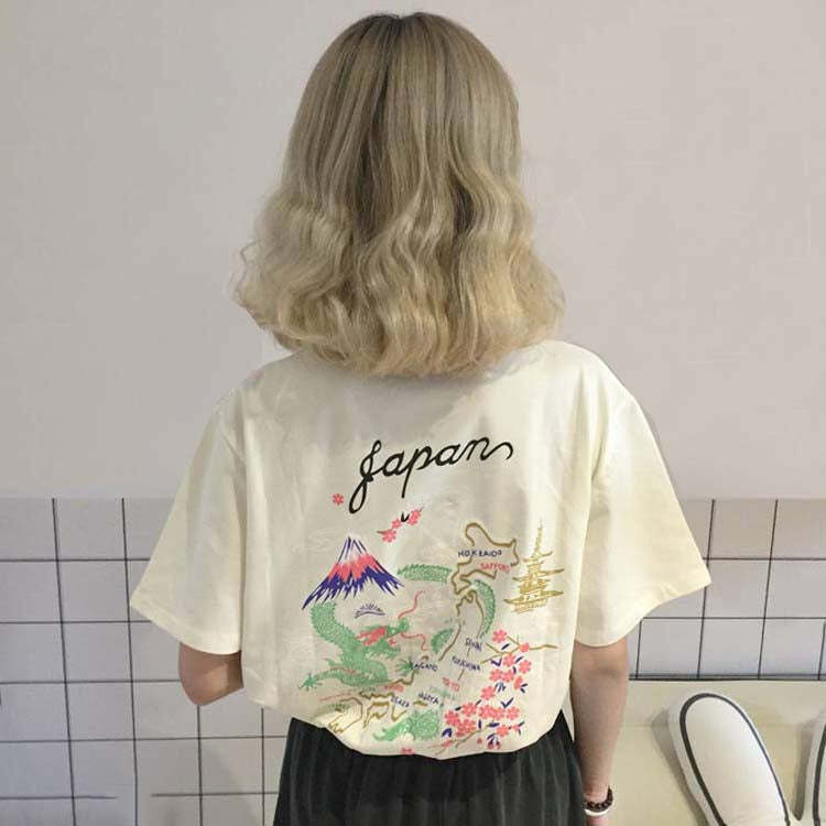 Show Me Japan Tee - Y2K Aesthetic Graphic Top for Trendy Outfits