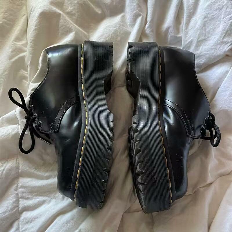 Skippin' School Y2K Platform Boots for Grunge and Coquette Aesthetic