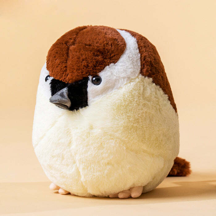 Sparrow Plush Toy - Y2K Aesthetic Cute Decor for Cozy Spaces