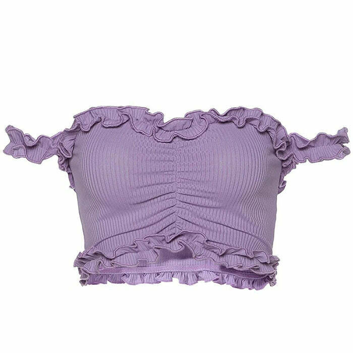 Steal Ur Crush Ribbed Top - Y2K Aesthetic Cute Top for Trendy Outfits