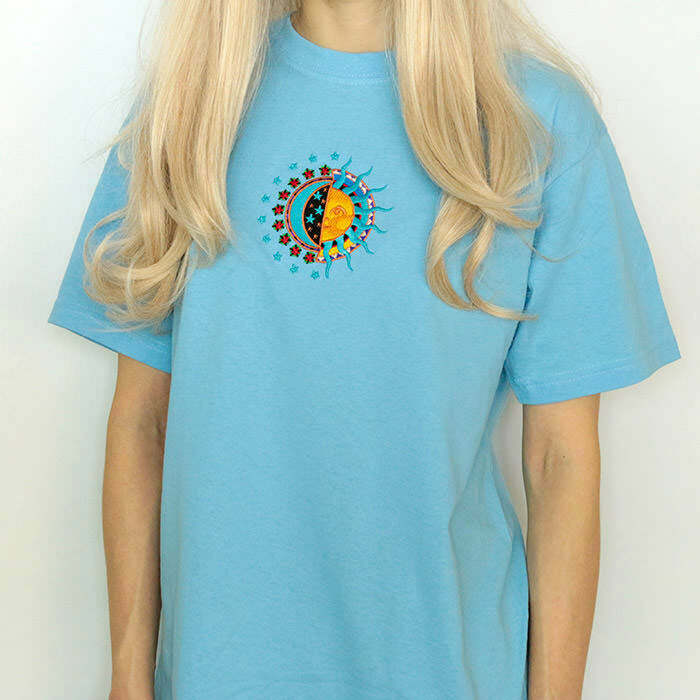 Sun & Moon Graphic Tee - Y2K Aesthetic Cute Top for Trendy Outfits