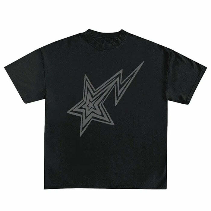 Superstar Behavior Y2K Graphic T-Shirt for Trendy Aesthetic Outfits