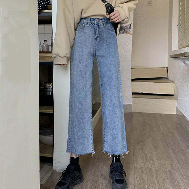 Too Annoyed High Waist Jeans - Y2K Grunge Style for Aesthetic Outfits