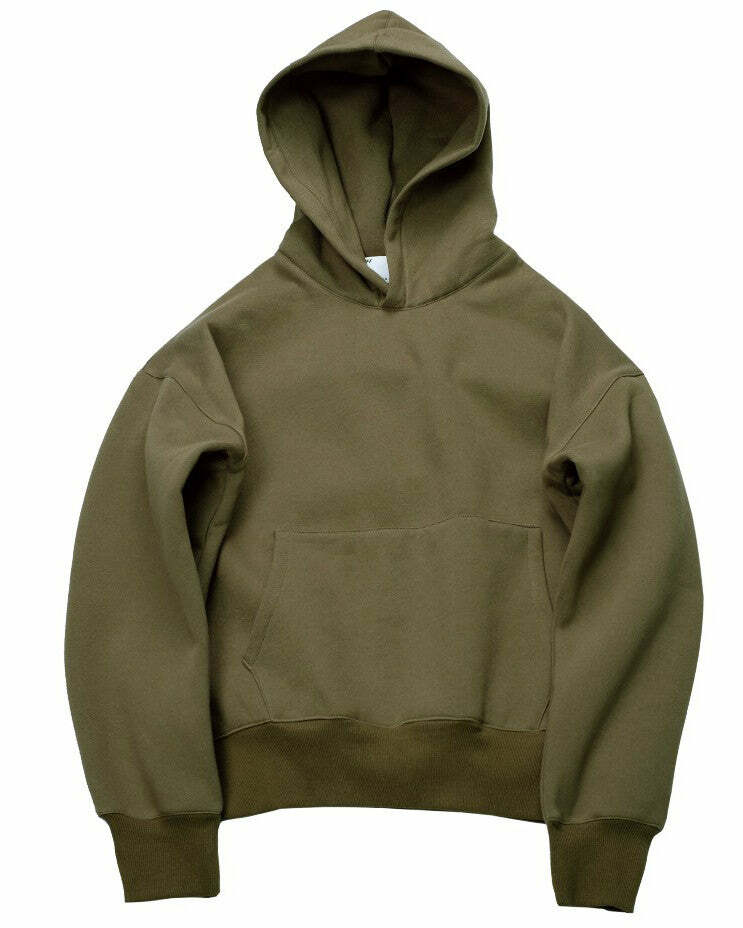 Trendy Nude Y2K Hoodie for Cozy Aesthetic Outfits and Grunge Style