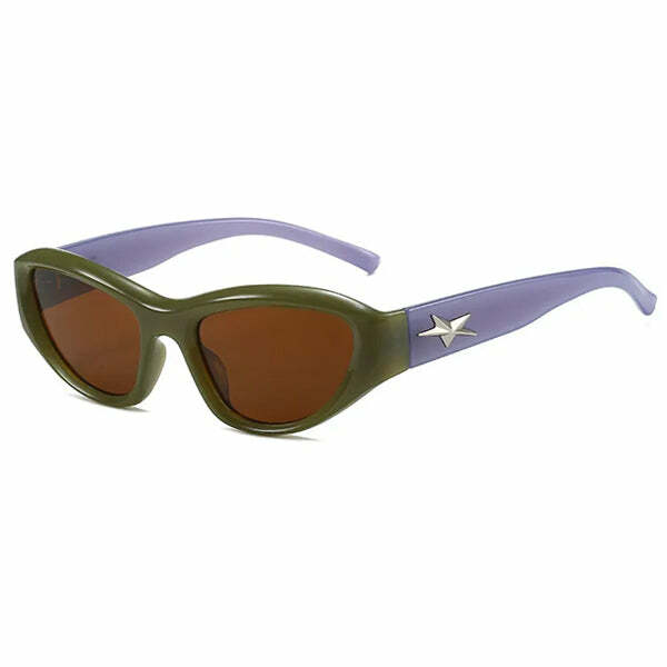 Trendy Y2K Cat Eye Sunglasses for Coquette and Grunge Aesthetic Looks