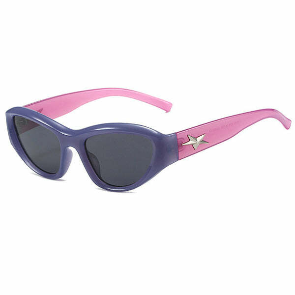 Trendy Y2K Cat Eye Sunglasses for Coquette and Grunge Aesthetic Looks