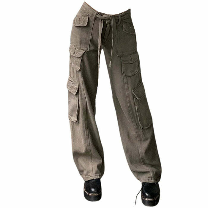 Trendy Y2K Comfy Cargo Pants for Effortless Aesthetic Outfits