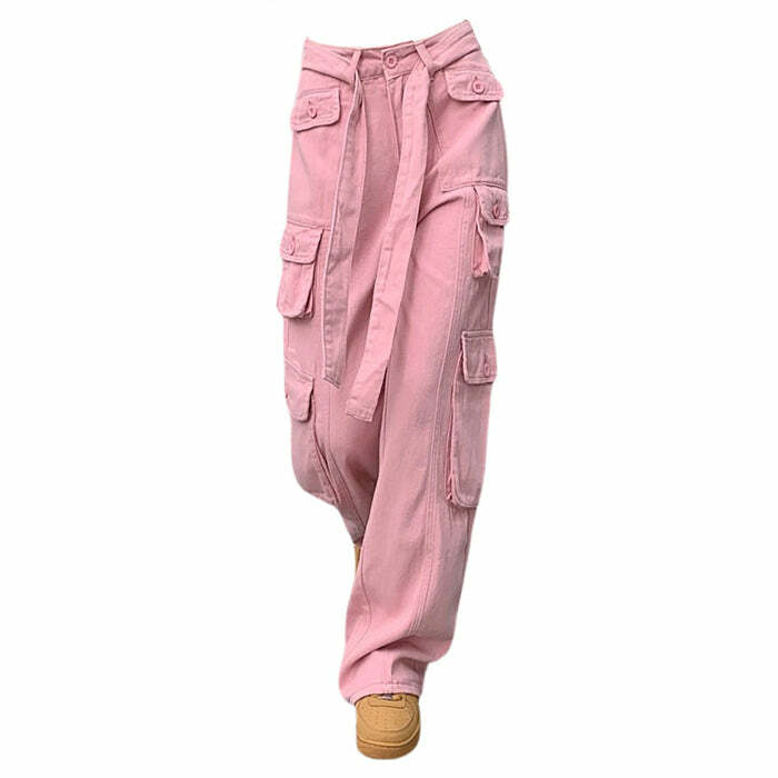 Trendy Y2K Comfy Cargo Pants for Effortless Aesthetic Outfits