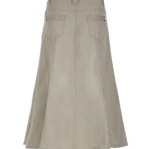 Utility Cargo Maxi Skirt: Y2K Aesthetic Meets Grunge Style Chic