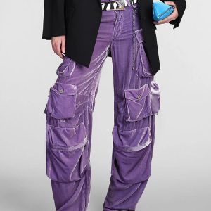 Velvet Vibe Y2K Utility Cargo Pants for Grunge and Coquette Aesthetic