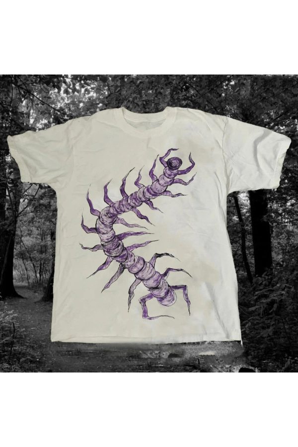 Venomous Crawl Y2K Graphic T-Shirt for Grunge and Coquette Aesthetic