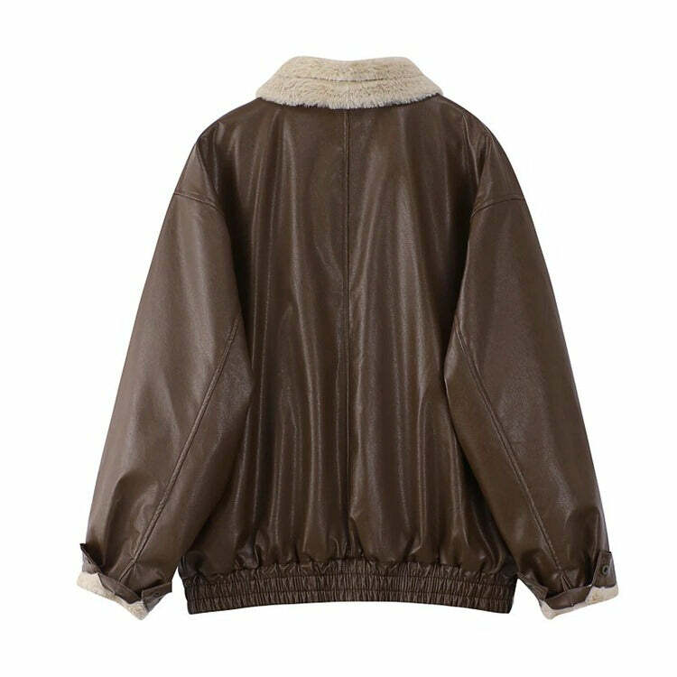 Vintage Y2K Grunge Style Loose Jacket for Aesthetic Outfits