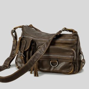 Wanderer Multi-Pocket Sling Bag for Y2K Fashion & Coquette Aesthetic