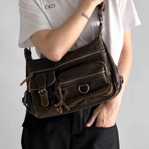 Wanderer Multi-Pocket Sling Bag for Y2K Fashion & Coquette Aesthetic