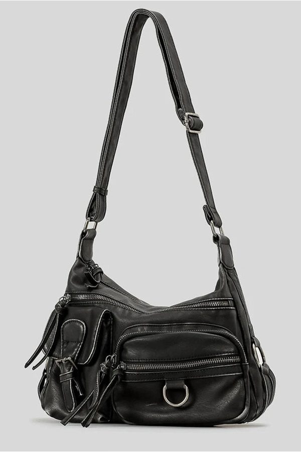 Wanderer Multi-Pocket Sling Bag for Y2K Fashion & Coquette Aesthetic