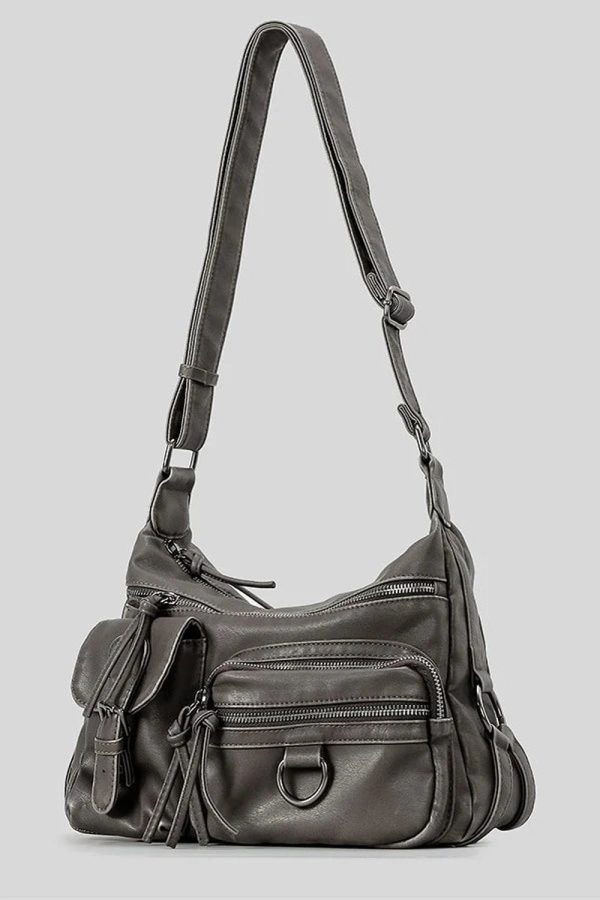 Wanderer Multi-Pocket Sling Bag for Y2K Fashion & Coquette Aesthetic