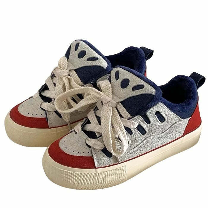 Y2K Aesthetic American Dream Skater Sneakers for Trendy Outfits