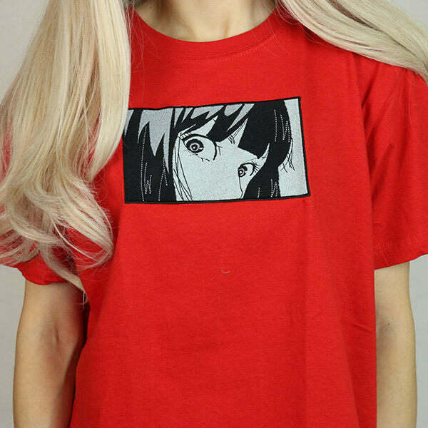 Y2K Aesthetic Anime T-Shirt in Size S - Cute & Comfy Graphic Tee