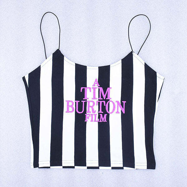 Y2K Aesthetic BRTN Skinny Tank - Cute Tops for Grunge & Coquette Style