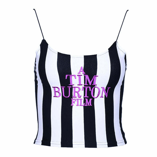 Y2K Aesthetic BRTN Skinny Tank - Cute Tops for Grunge & Coquette Style