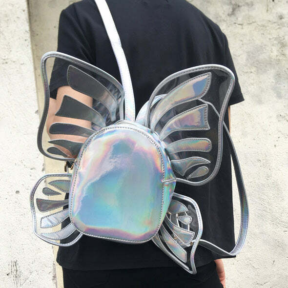 Y2K Aesthetic Butterfly Backpack - Cute & Comfy for Everyday Style