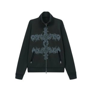 Y2K Aesthetic Cross of Shadows Jacket for Grunge and Coquette Styles