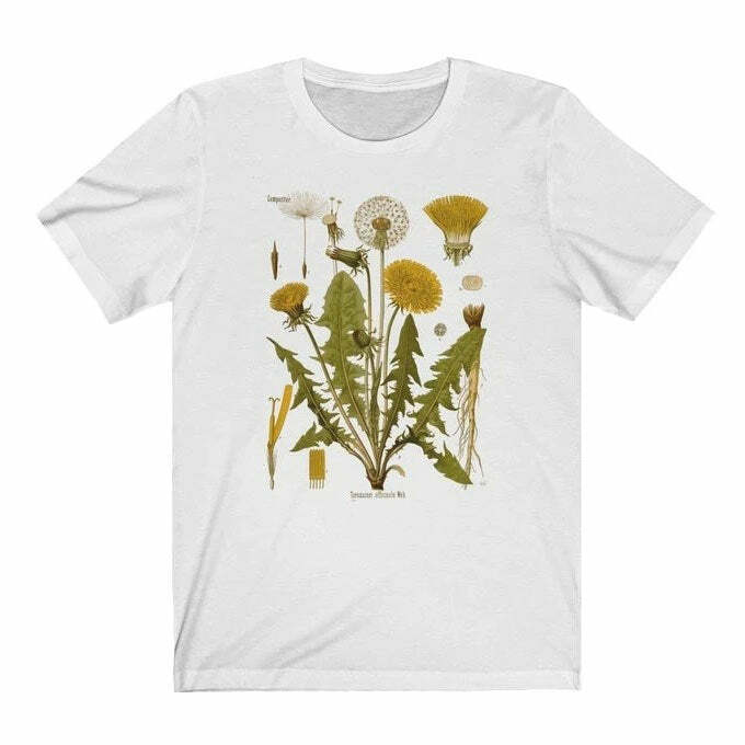 Y2K Aesthetic Dandelion T-Shirt - Cute Top for Coquette Style Lovers