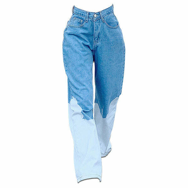 Y2K Aesthetic Fade Away Jeans for Grunge and Coquette Style Lovers