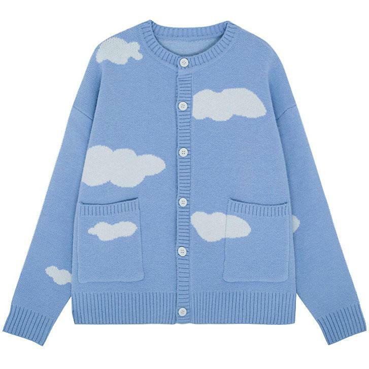 Y2K Aesthetic Gone Dreaming Cloud Cardigan for Cozy Chic Vibes