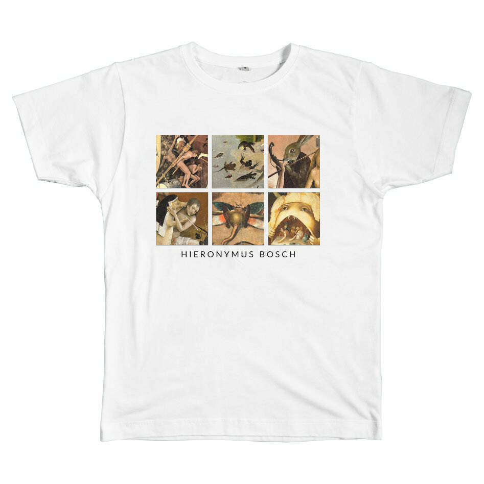 Y2K Aesthetic Hieronymus Bosch T-Shirt for Unique Grunge Style