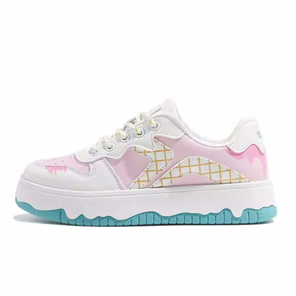 Y2K Aesthetic Ice Cream Cone Sneakers for Cute and Comfy Outfits